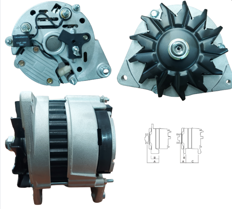 47519003 87576058 AGTR0991ALTERNADOR NH 65A  TS6000/6020 Y 10S FRANJA  AMARILLA